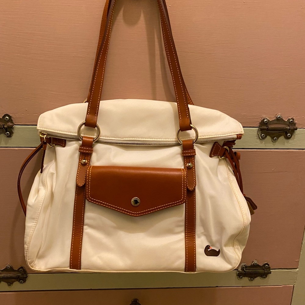 Dooney and Burke White Bag